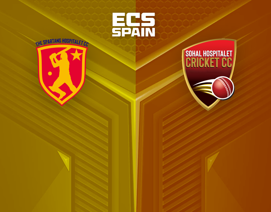 Match 27 of ecs spain, 2023: spartans hospitalet vs sohal hospitalet banner