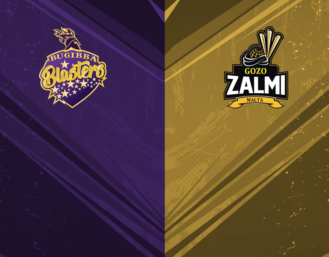 Match 55 of ecs malta, encore, 2023: bugibba blasters vs gozo zalmi banner