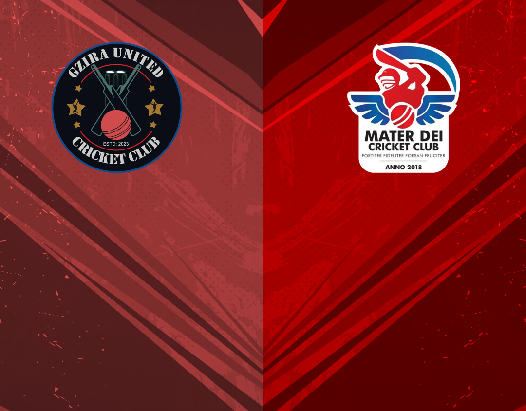 Match 41 of ecs malta, encore, 2023: gzira united vs mater dei banner