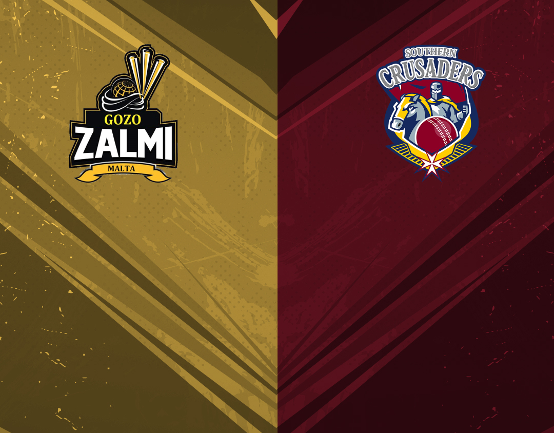 Match #66 of ecs malta, encore, 2023: gozo zalmi vs southern crusaders banner