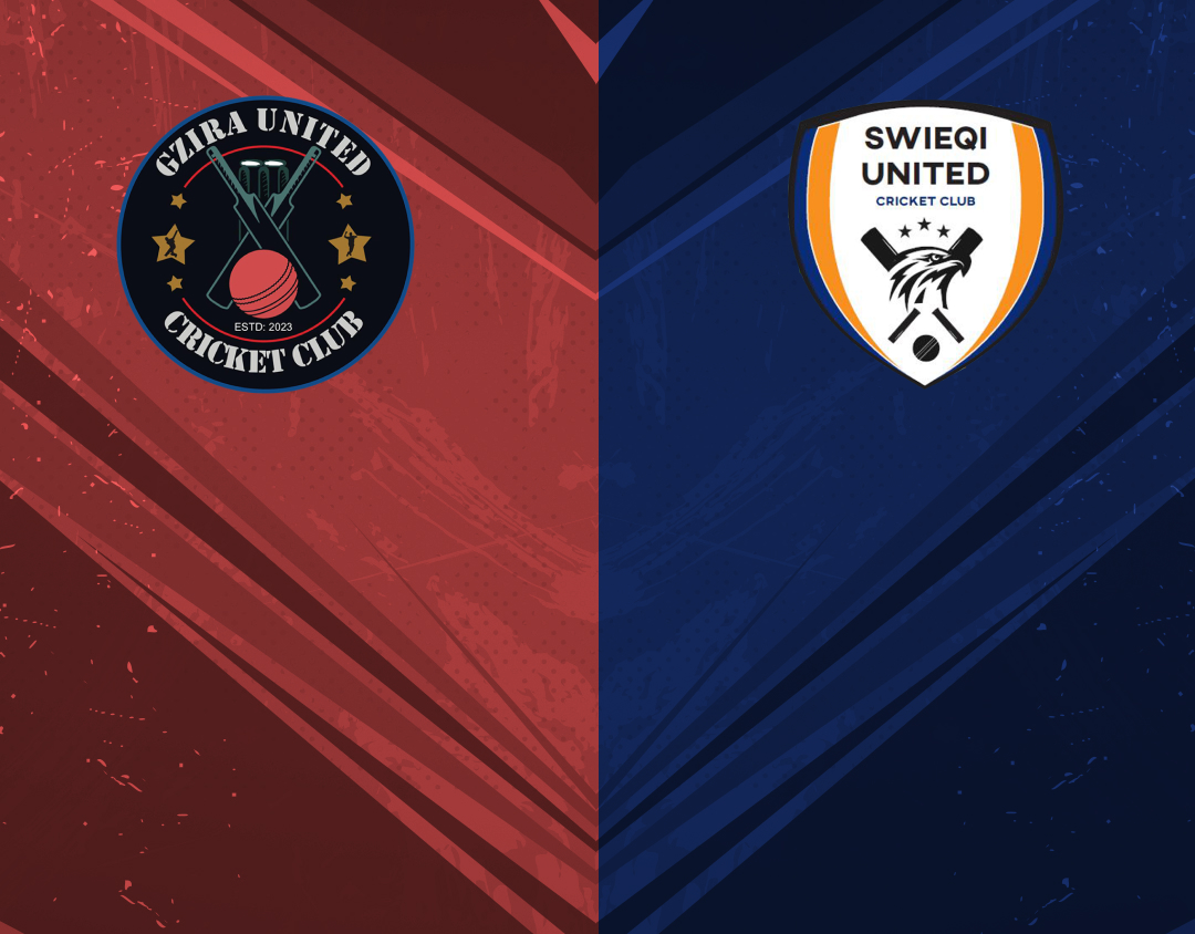 Match 20 of ecs malta, encore, 2023: gzira united vs swieqi united banner