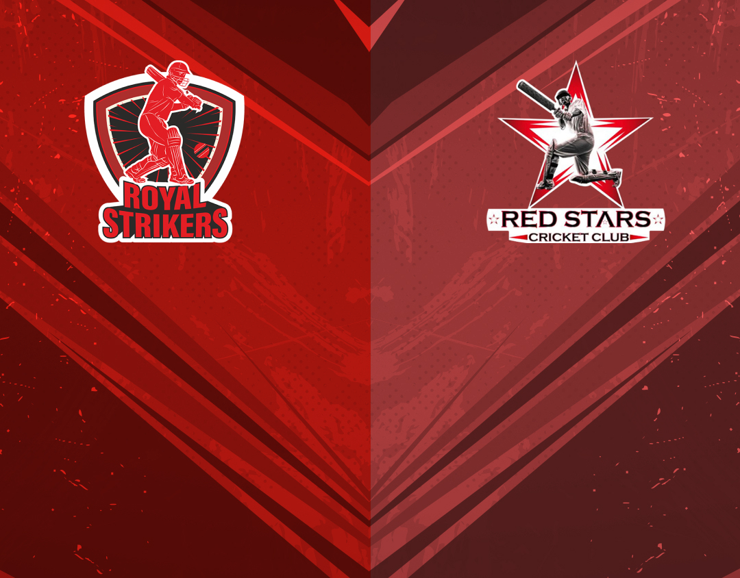 Match 16 of ecs malta, encore, 2023: royal strikers vs red stars banner