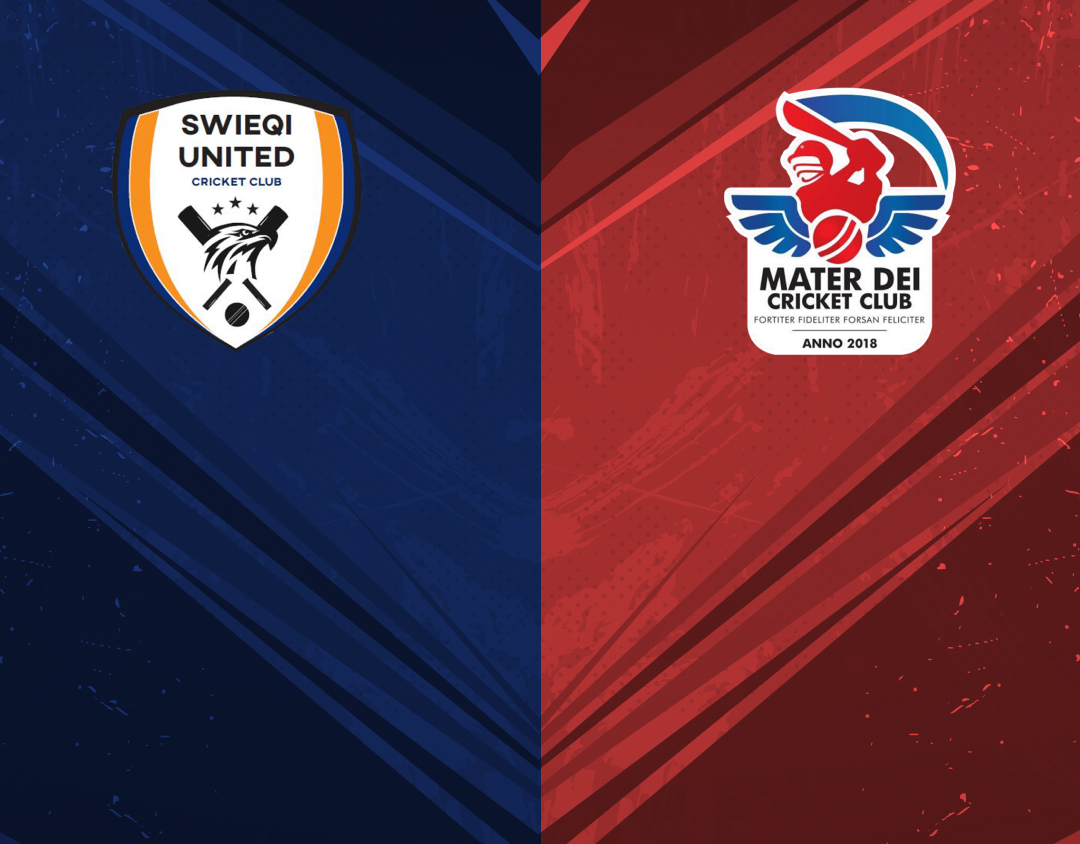 Match 11 of ecs malta, encore, 2023: swieqi united vs mater dei banner
