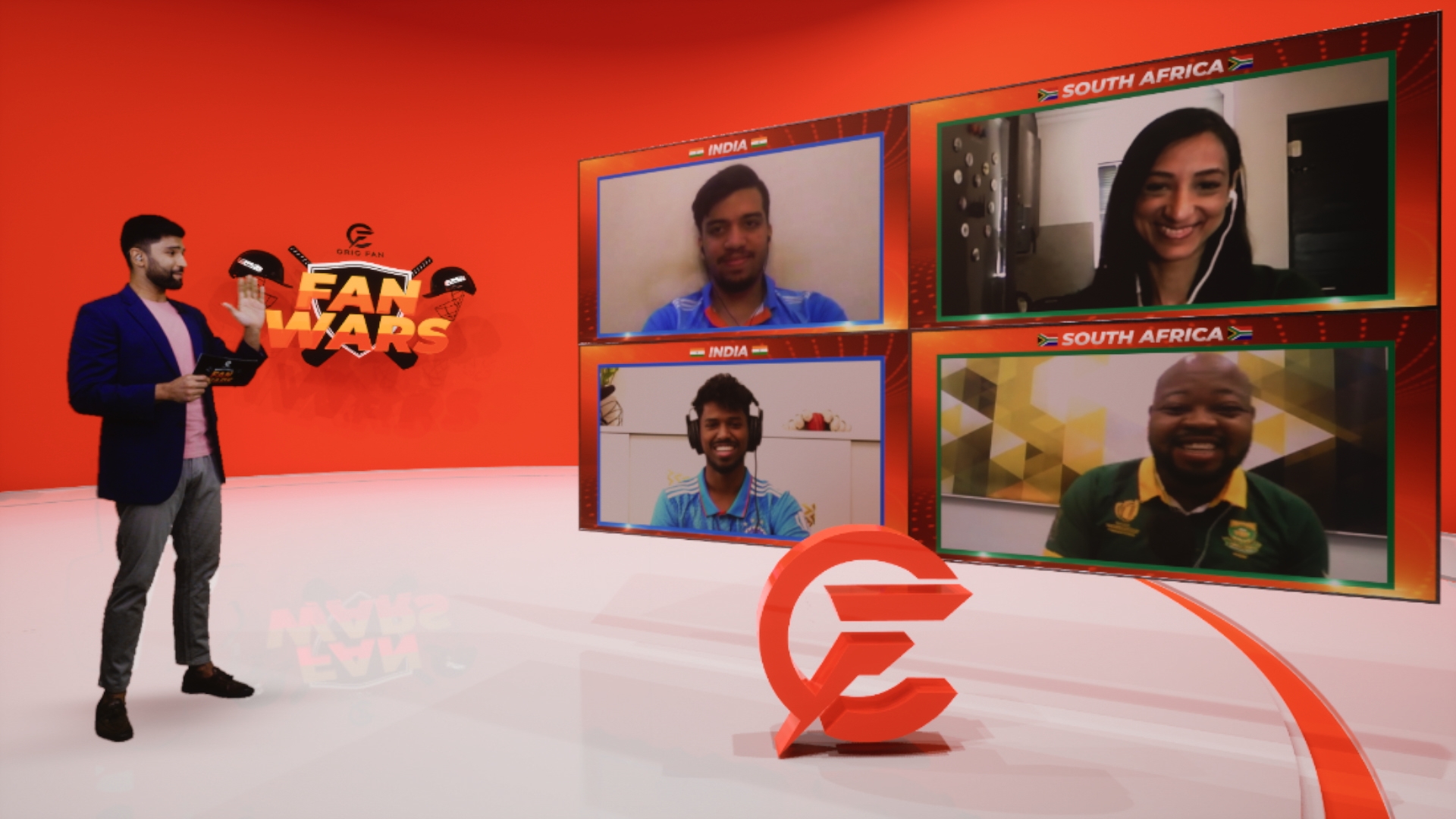 IND vs SA: Clash of Fans