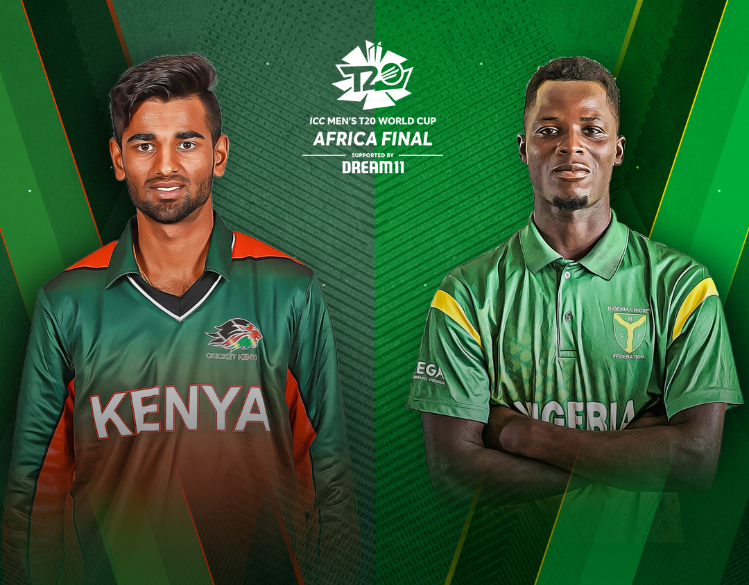 Match 4 of icc mens t20 world cup africa qualifier, 2023: kenya vs nigeria banner