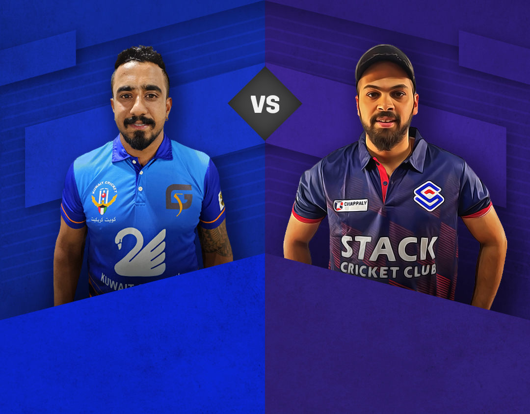 Match 4 of kcc t20 elite cup, 2023: kuwait swedish vs stack cc banner