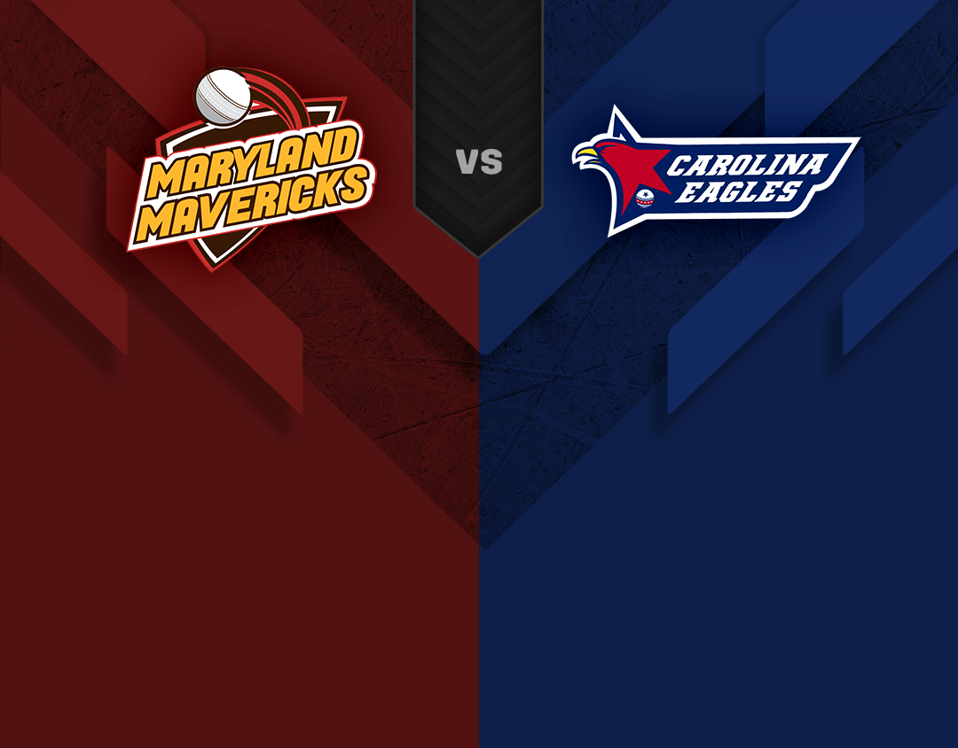 Match 2 of us premier league, 2023: maryland mavericks vs carolina eagles banner