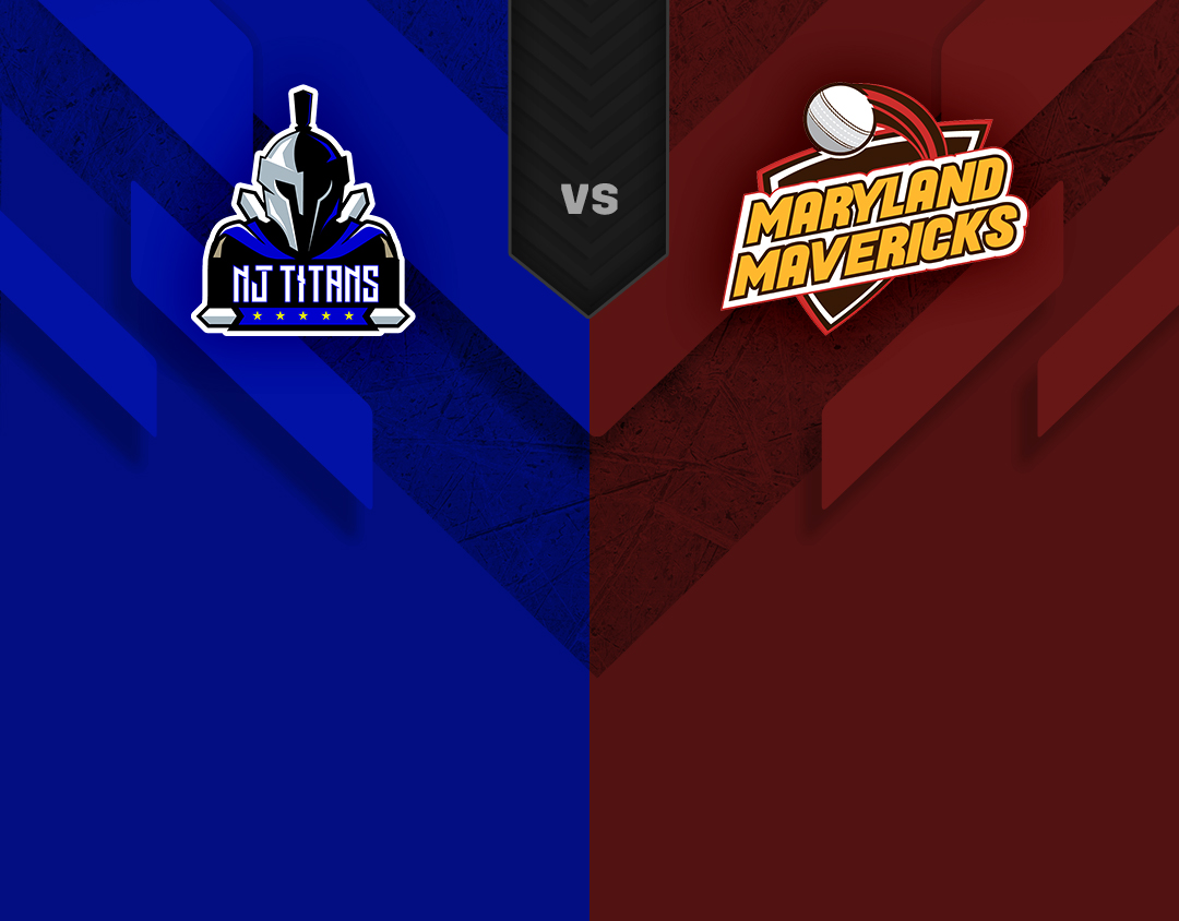 Match 11 of us premier league, 2023: nj titans vs maryland mavericks banner