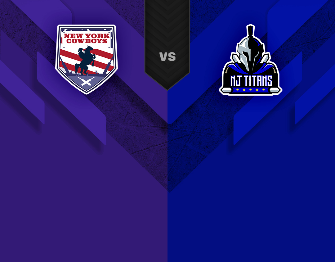 Final of us premier league, 2023: new york cowboys vs nj titans banner