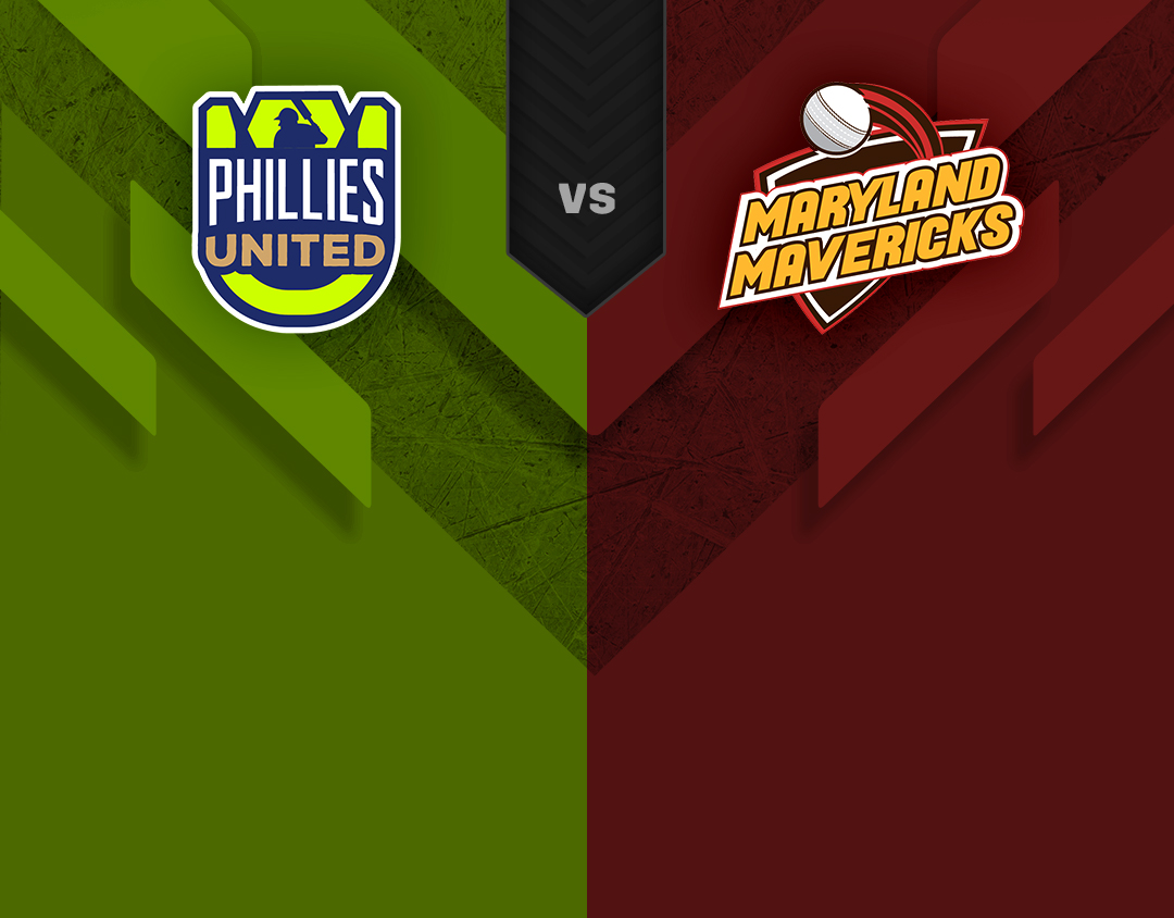 Match 5 of us premier league, 2023: phillies united vs maryland mavericks banner