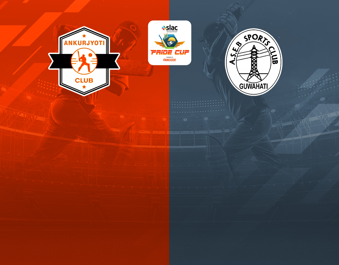 Match 11 of pride cup t20 cricket tournament, 2023: ankurjyoti club vs aseb sports club banner