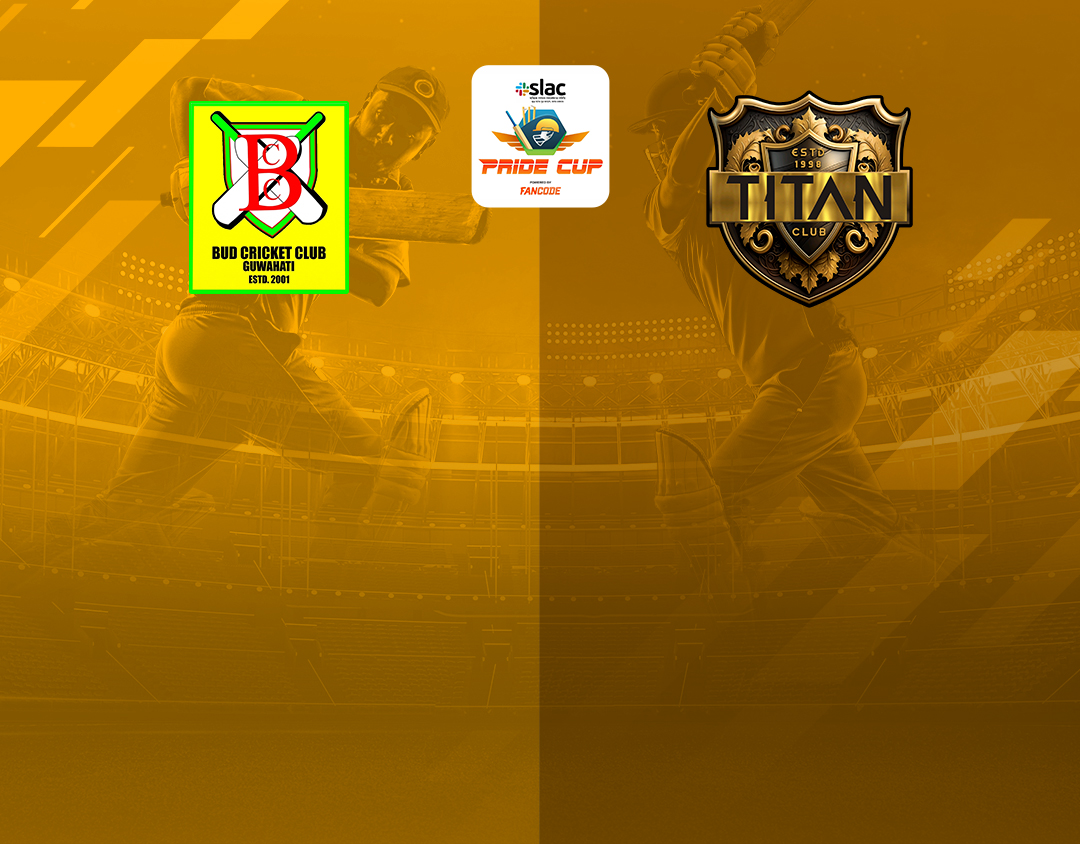 Match 4 of pride cup t20 cricket tournament, 2023: bud cricket club vs titan club banner