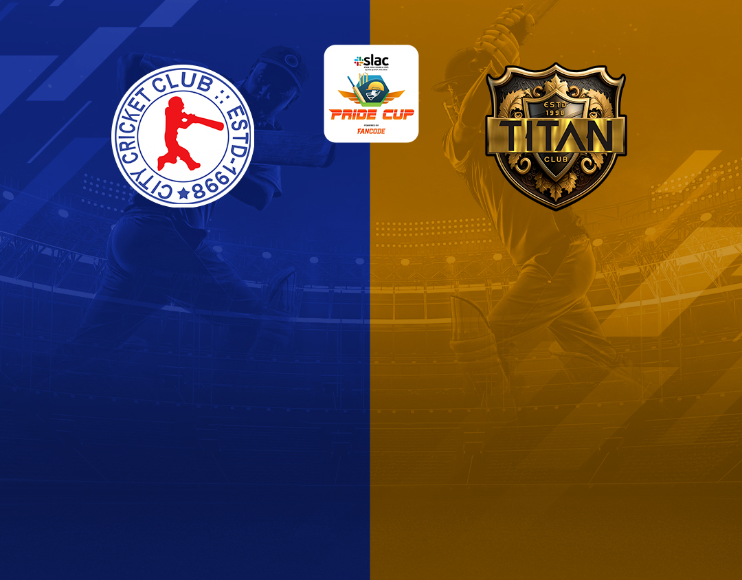 Match 17 of pride cup t20 cricket tournament, 2023: city cricket club vs titan club banner