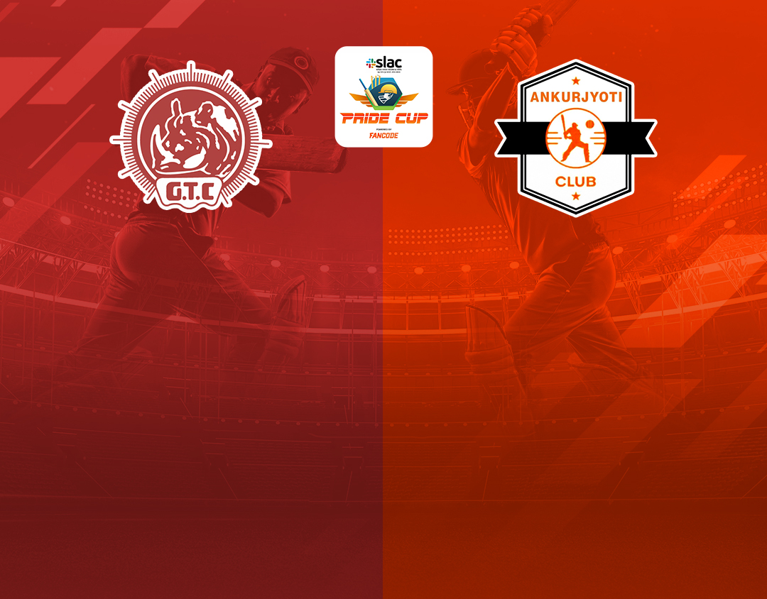 Match 7 of pride cup t20 cricket tournament, 2023: gauhati town club vs ankurjyoti club banner