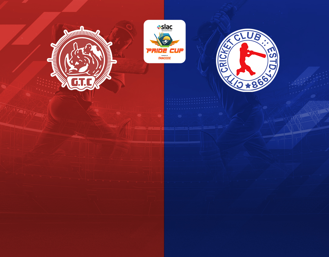 Match 5 of pride cup t20 cricket tournament, 2023: gauhati town club vs city cricket club banner
