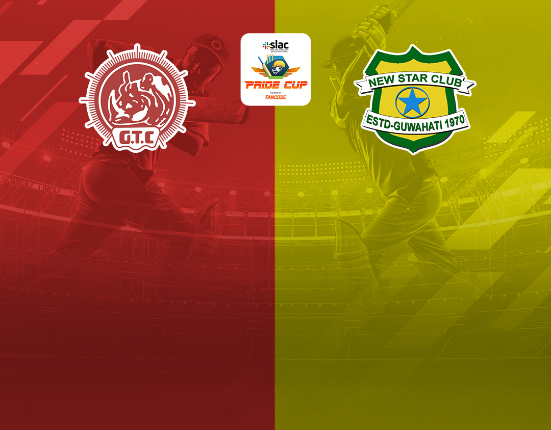 Match 3 of pride cup t20 cricket tournament, 2023: gauhati town club vs new star club banner