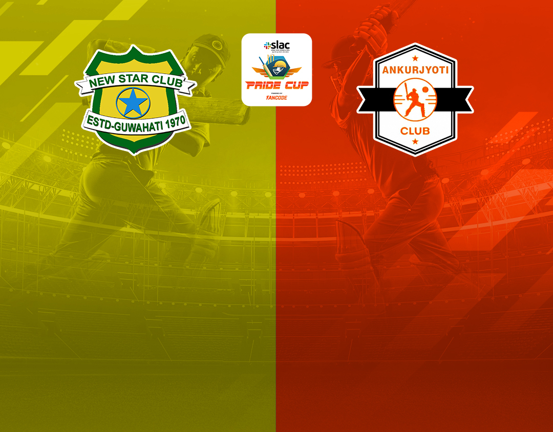 Match 18 of pride cup t20 cricket tournament, 2023: new star club vs ankurjyoti club banner