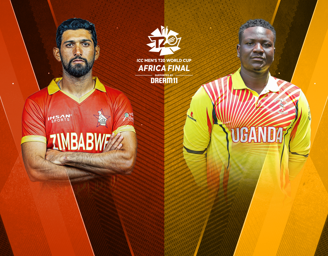 Match 5 of icc mens t20 world cup africa qualifier, 2023: zimbabwe vs uganda banner