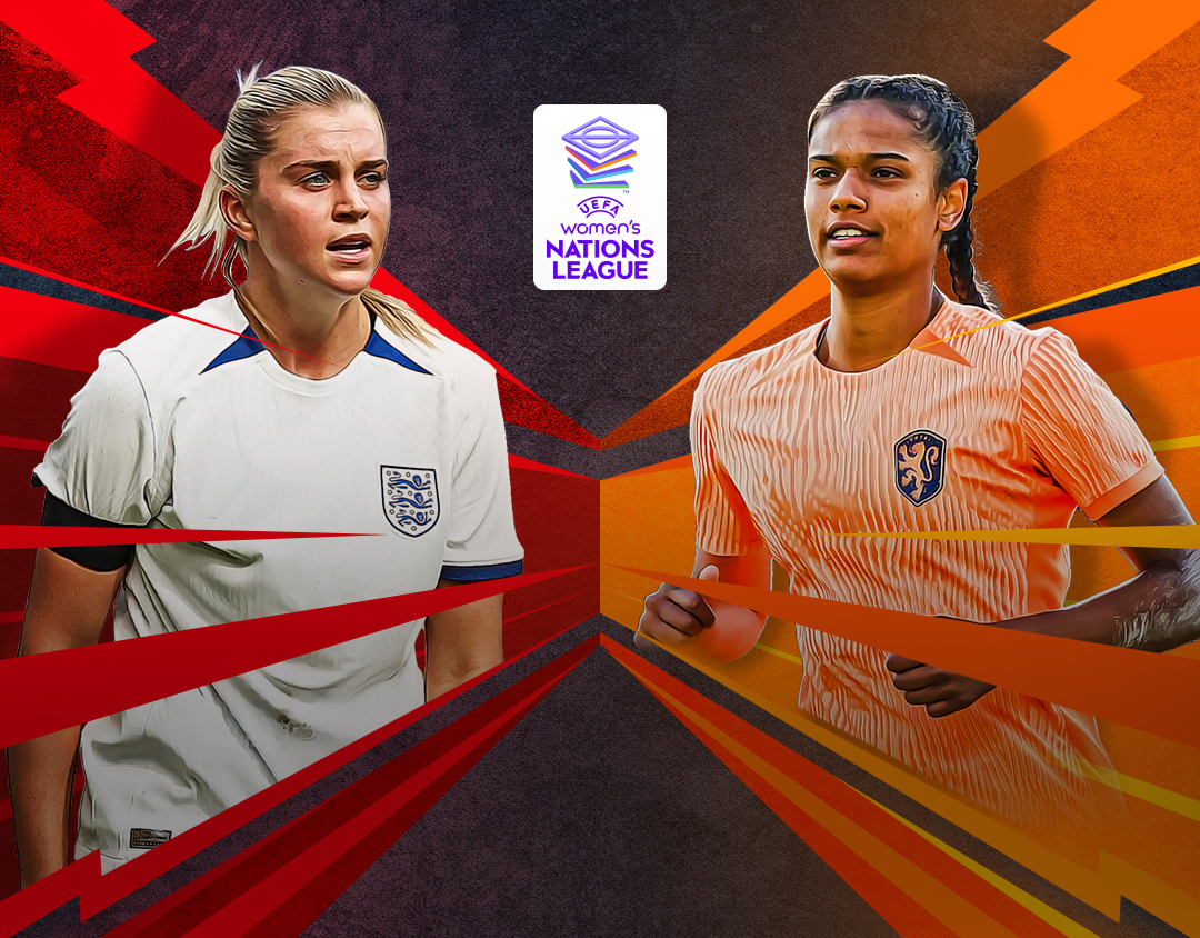 Match #2 of uefa women's nations league banner