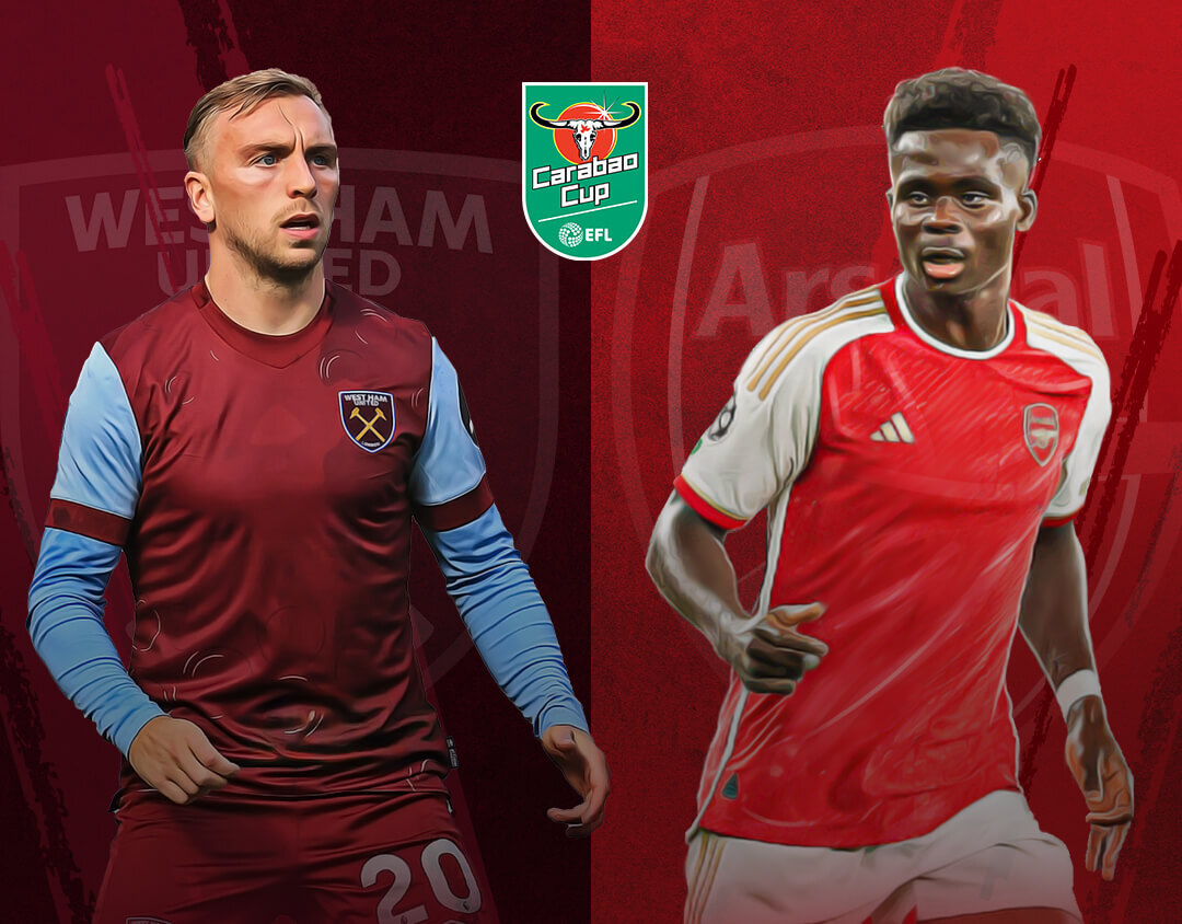 Match #20 of carabao cup 2023 banner