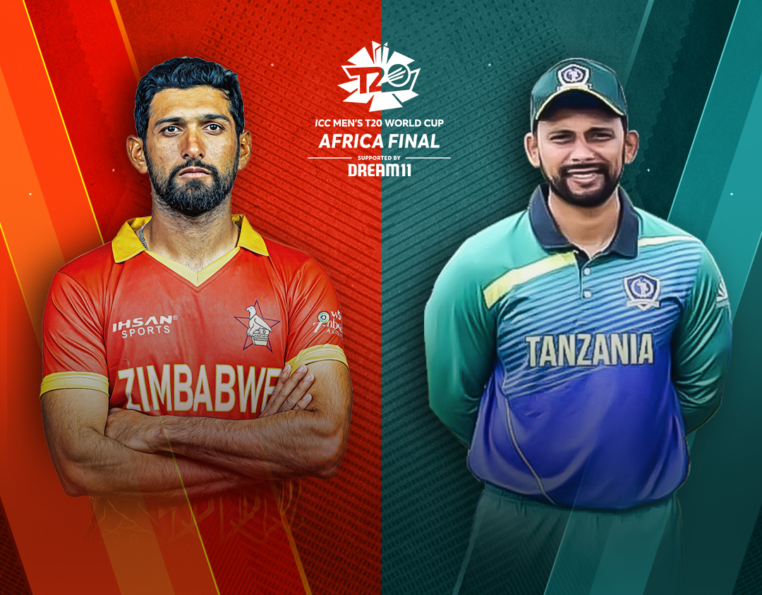 Match 7 of icc mens t20 world cup africa qualifier, 2023: zimbabwe vs tanzania banner