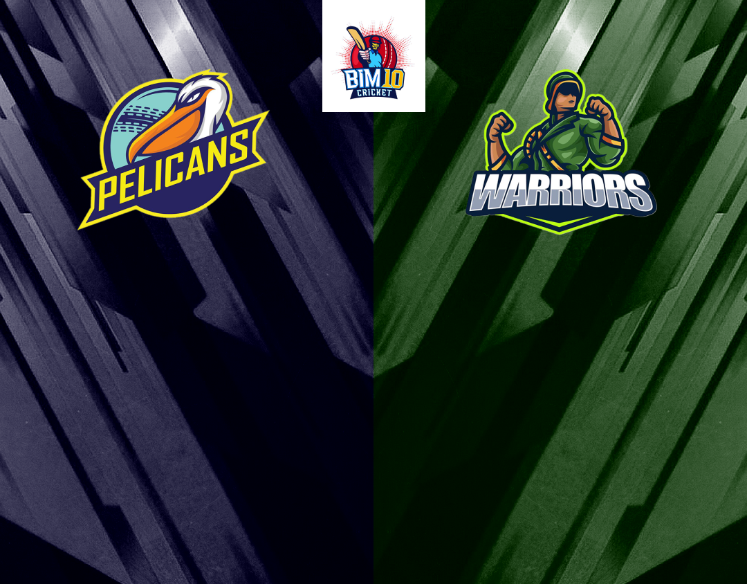 Match 19 of barbados t10: pelicans vs warriors banner