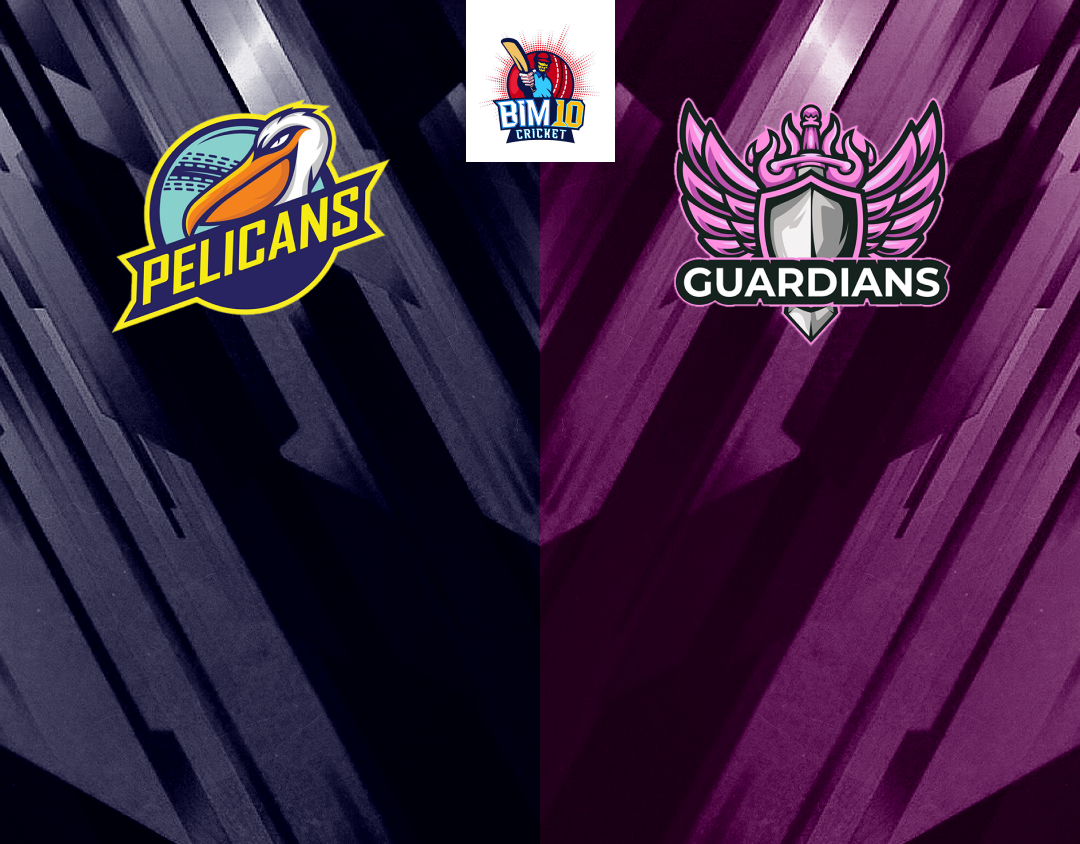 Match 5 of barbados t10: pelicans vs guardians banner
