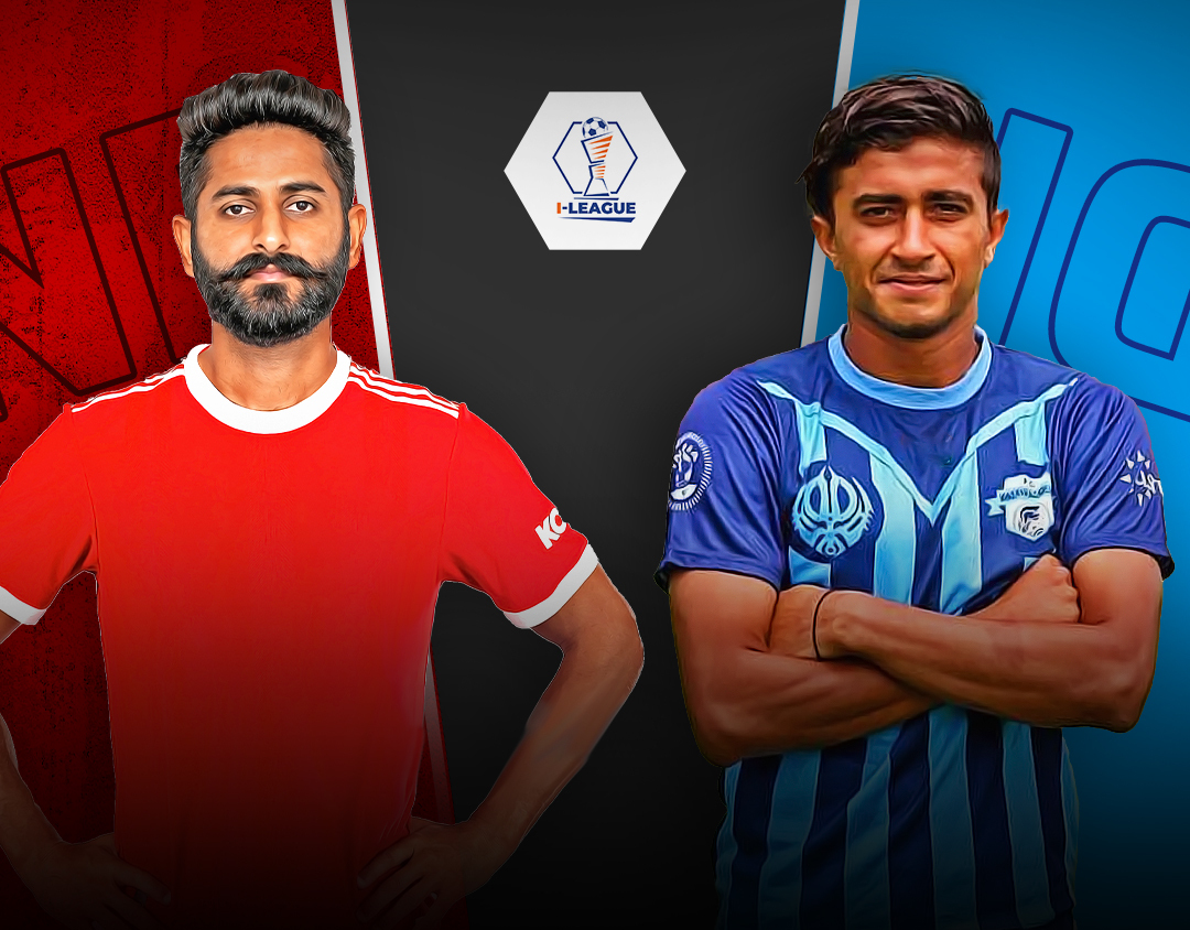 Match #35 of i league 2023-24 banner