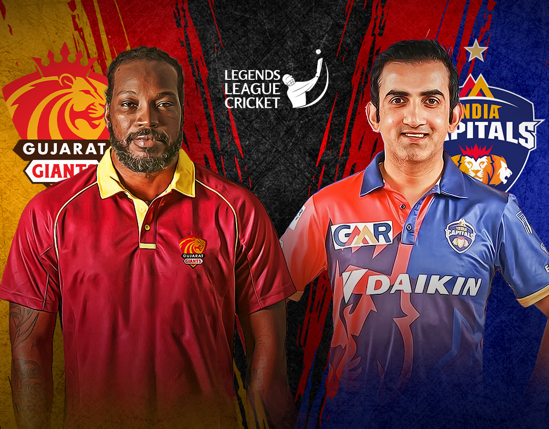 Eliminator of legends league cricket, 2023: gujarat giants vs india capitals banner