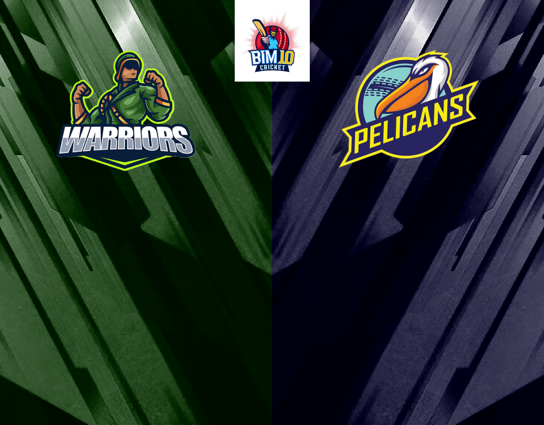 Match 7 of barbados t10: warriors vs pelicans banner