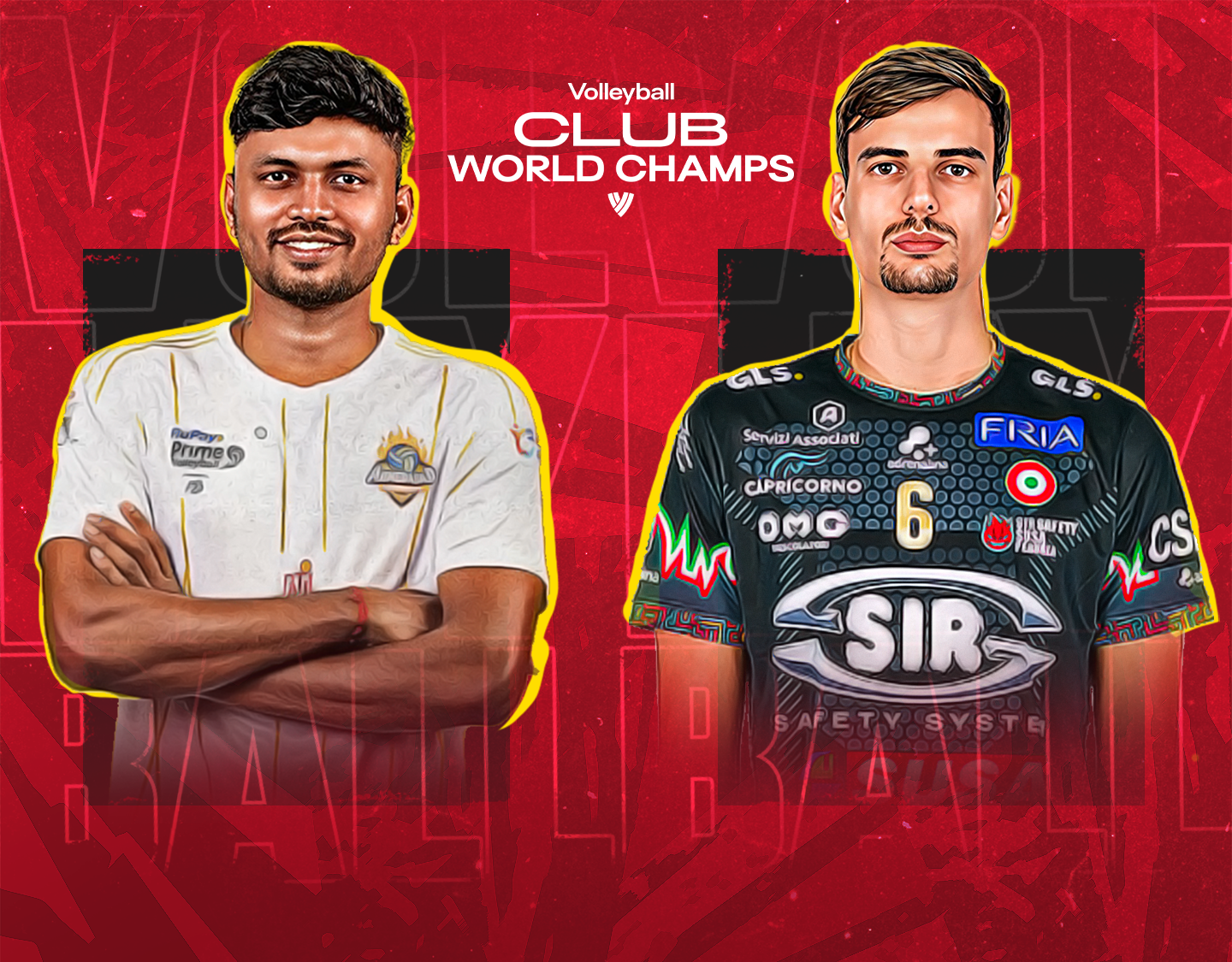 Match #6 of volleyball club world champs 2023 banner