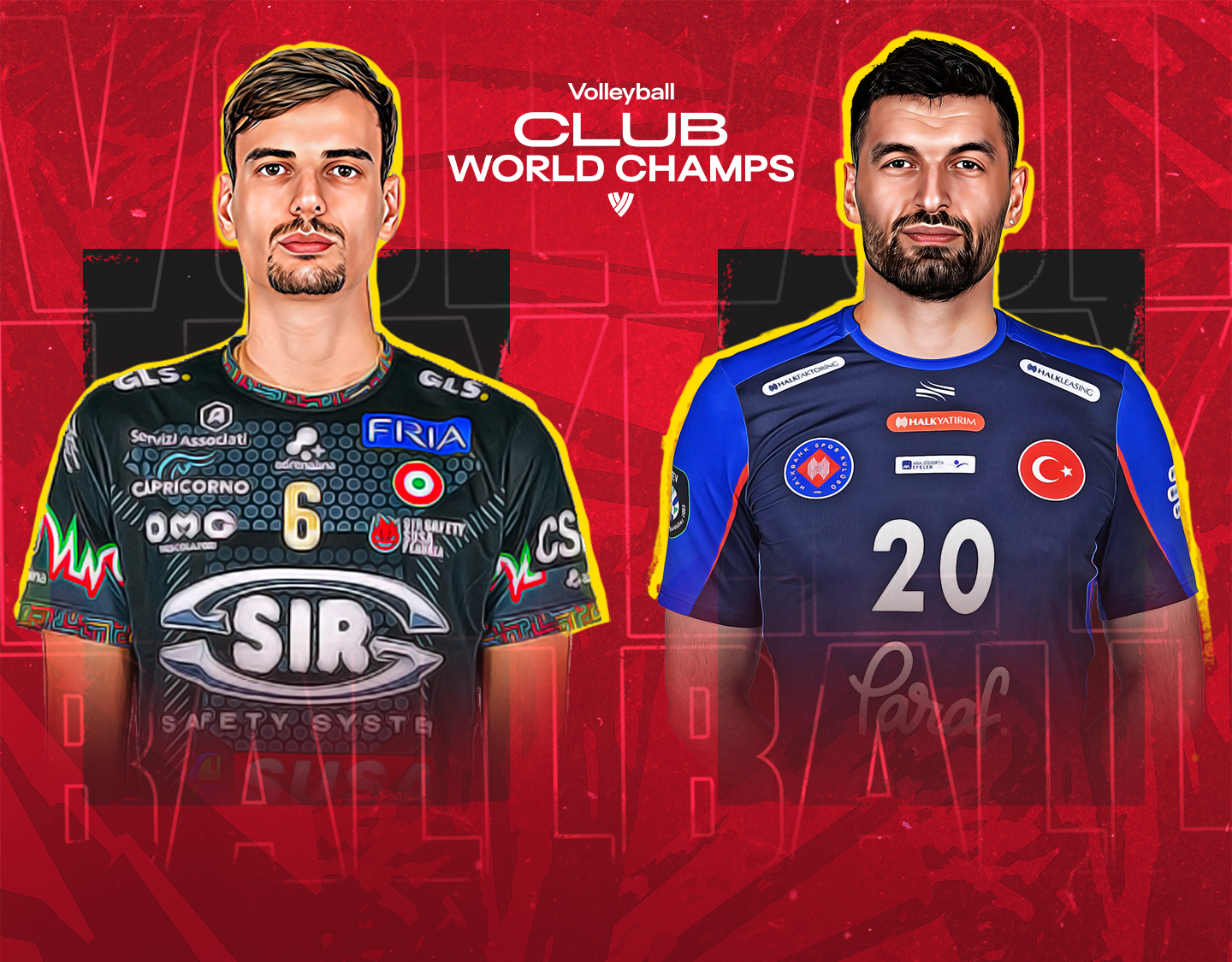 Match #7 of volleyball club world champs 2023 banner