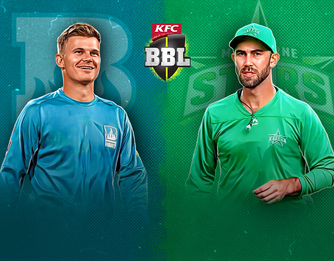 Match 1 of big bash league, 2023-24: brisbane heat vs melbourne stars banner