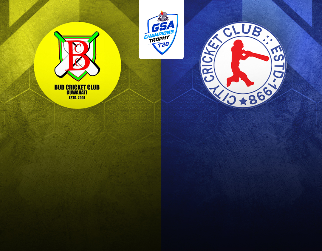 Final of gsa t20 champions trophy, 2023-24: bud cricket club vs city cricket club banner