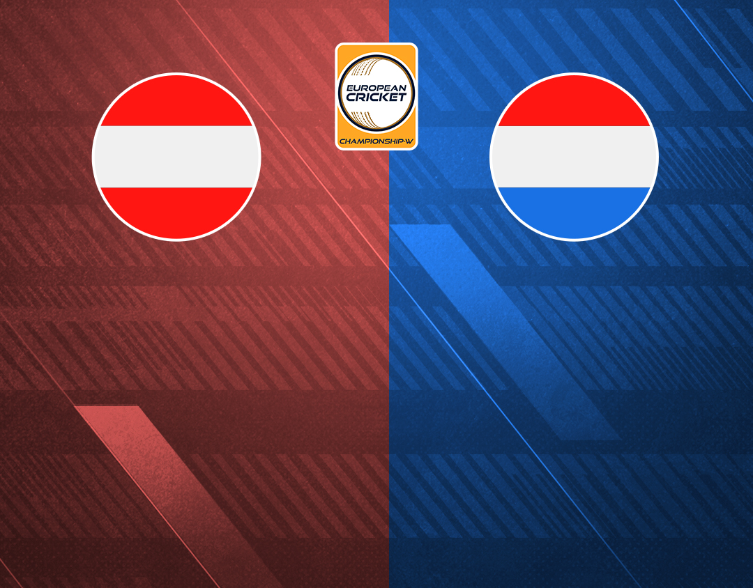 Match 6 of european cricket championship-w, 2023: austria women vs netherlands women banner