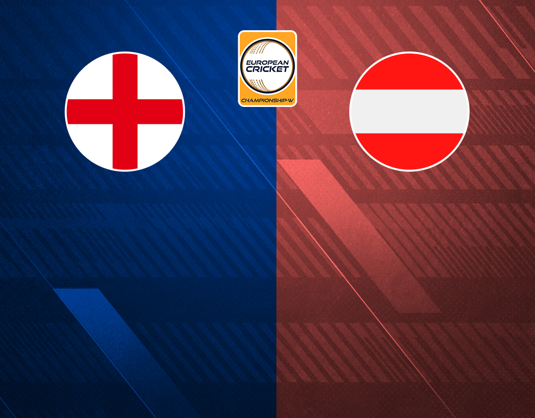 Match 3 of european cricket championship-w, 2023: england xi women vs austria women banner