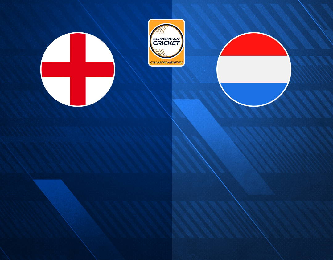 Final of european cricket championship-w, 2023: england xi women vs netherlands women banner