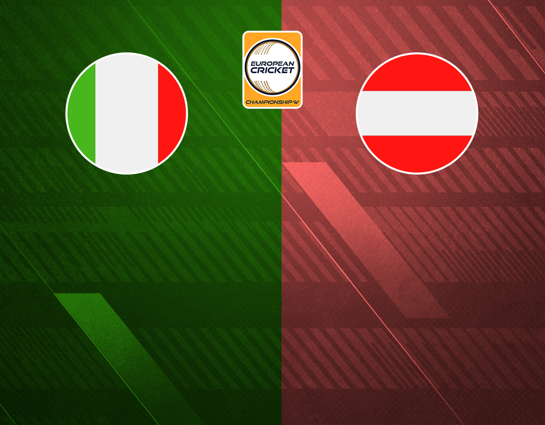 Match 10 of european cricket championship-w, 2023: italy women vs austria women banner