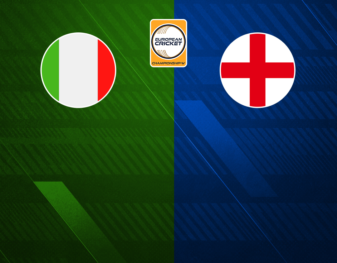 Match 5 of european cricket championship-w, 2023: italy women vs england xi women banner