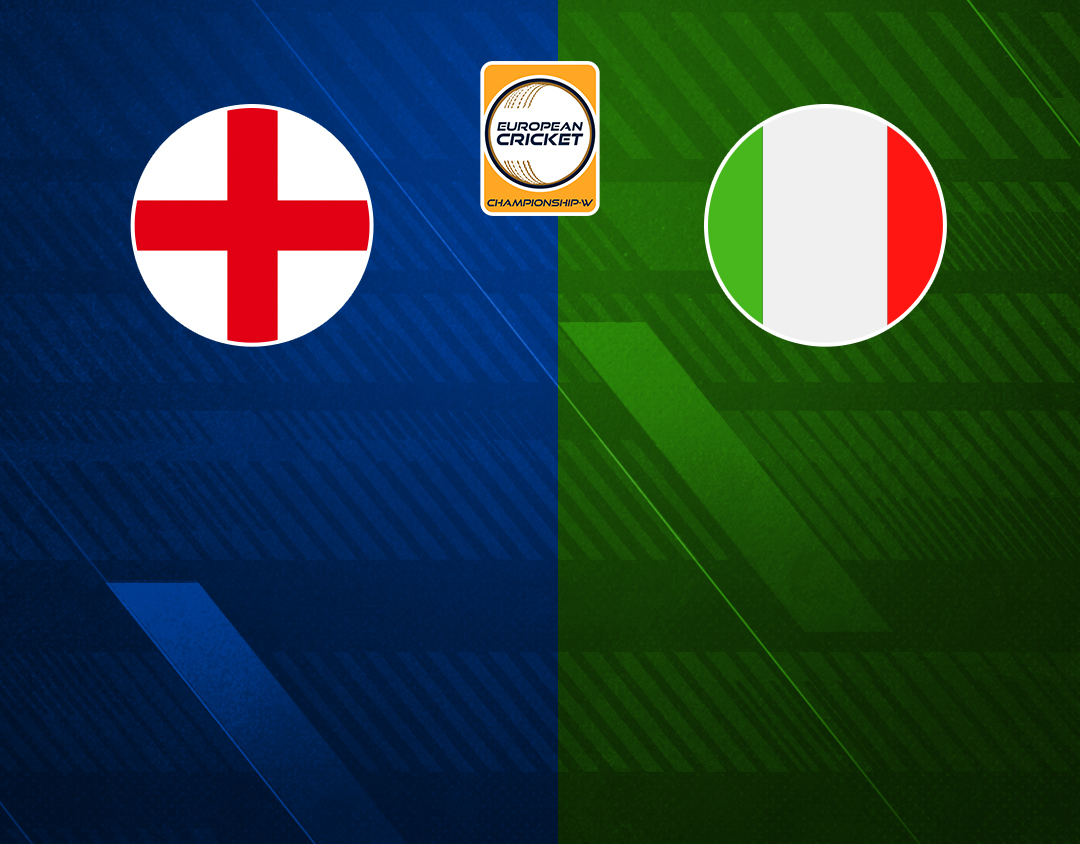 Match 16 of european cricket championship-w, 2023: england xi women vs italy women banner