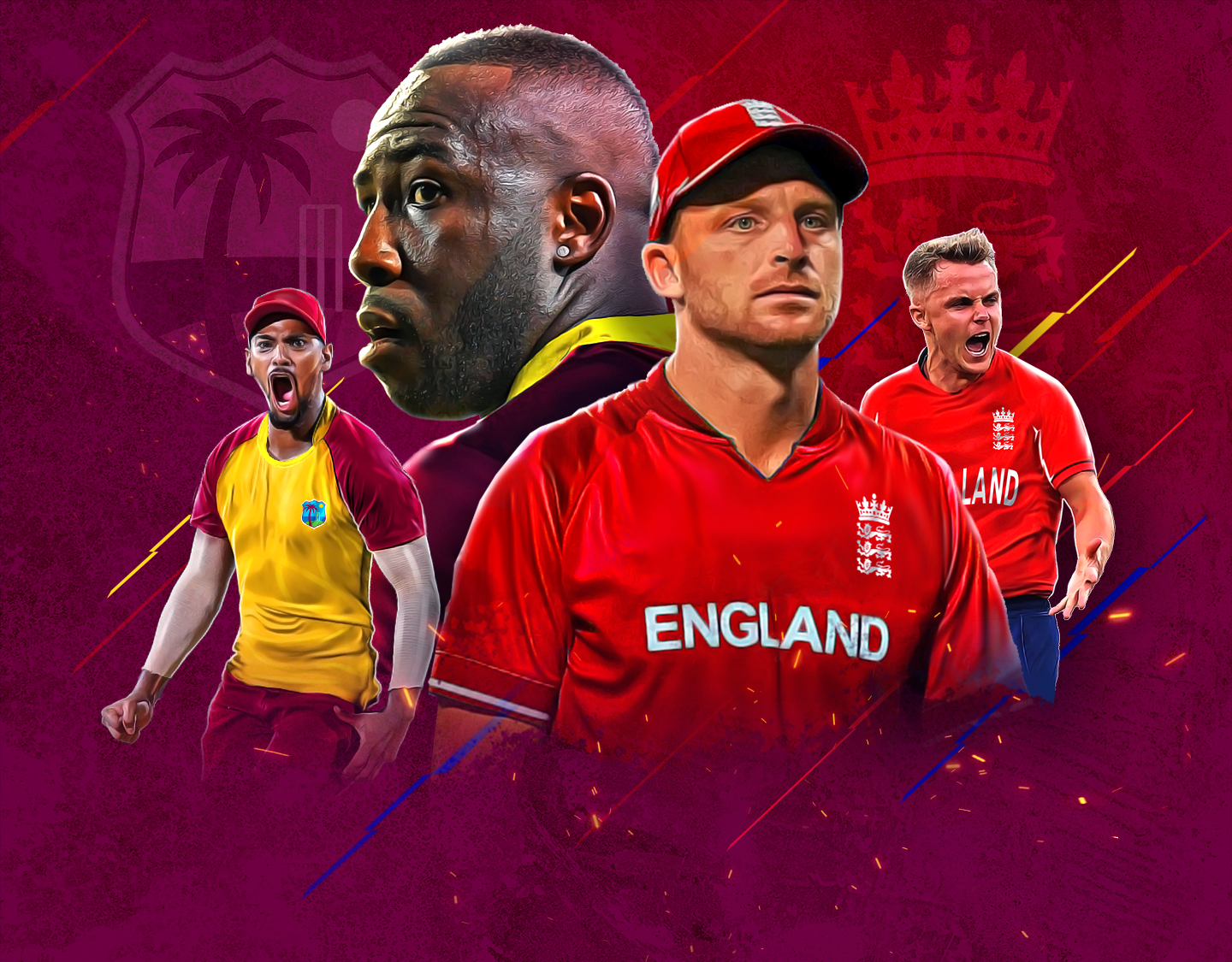 3rd t20i of england tour of west indies, 2023: west indies vs england banner