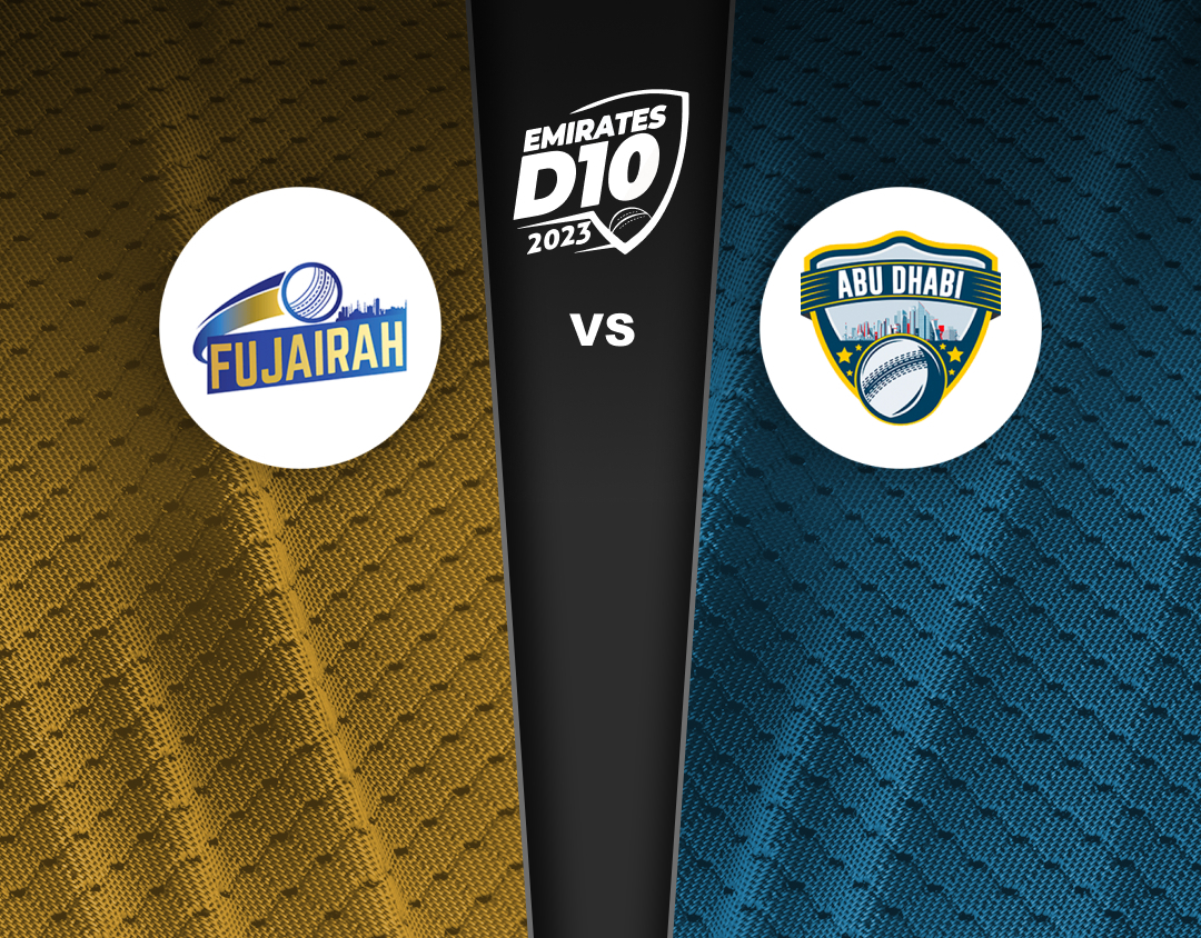 2nd semi-final of emirates d10 tournament, 2023: fujairah vs abu dhabi banner