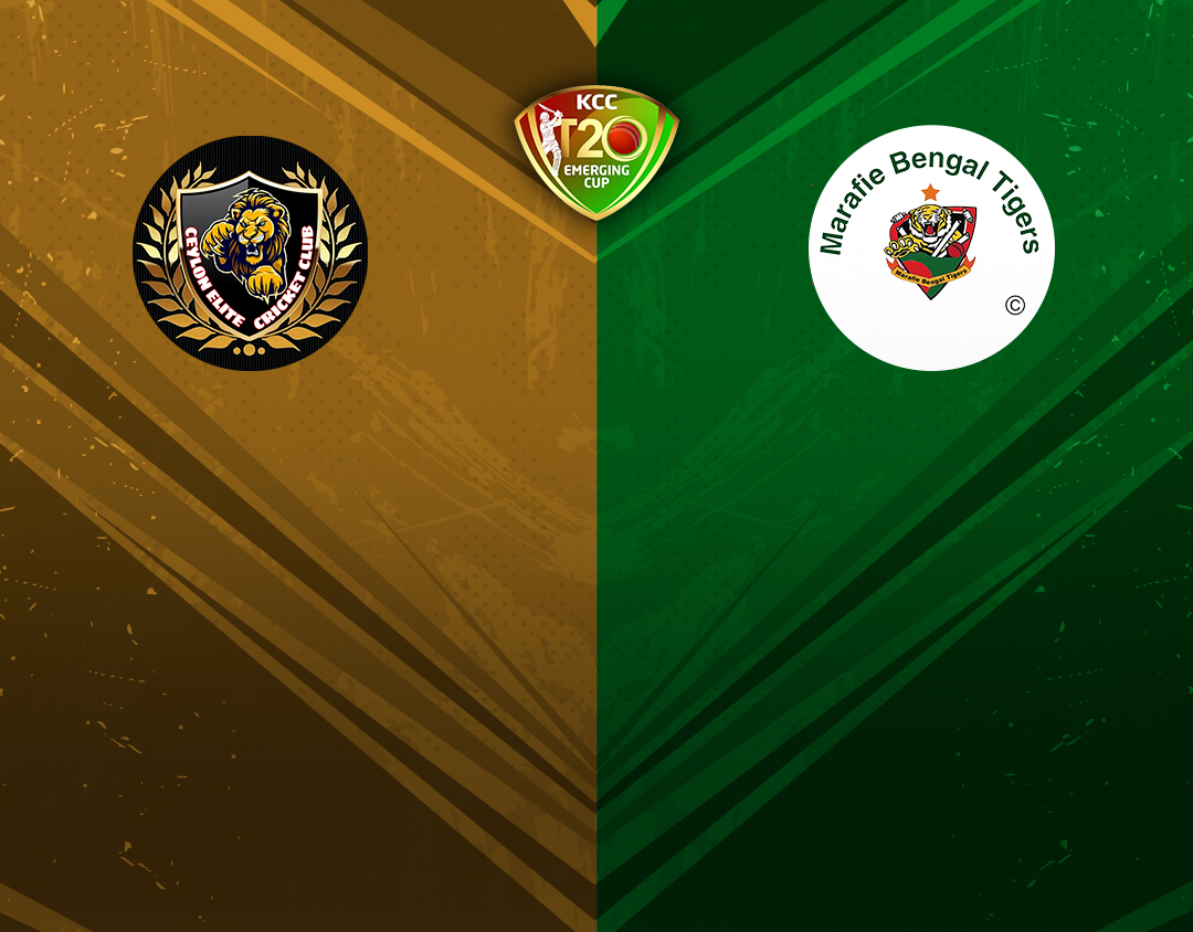 Match 17 of kcc emerging t20 league, 2023: cecc-b vs marafie bengal tigers banner