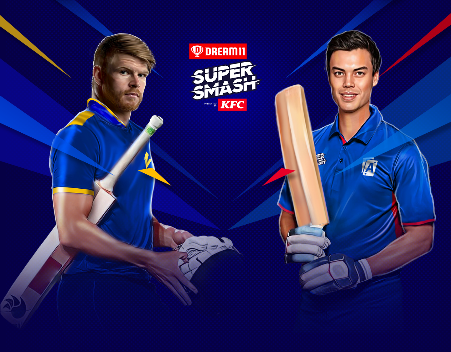 Match 10 of dream11 super smash, 2023-24: otago volts vs auckland aces banner