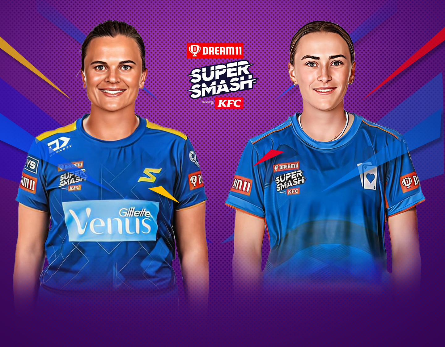 Match 10 of dream11 women's super smash, 2023-24: otago sparks vs auckland hearts banner