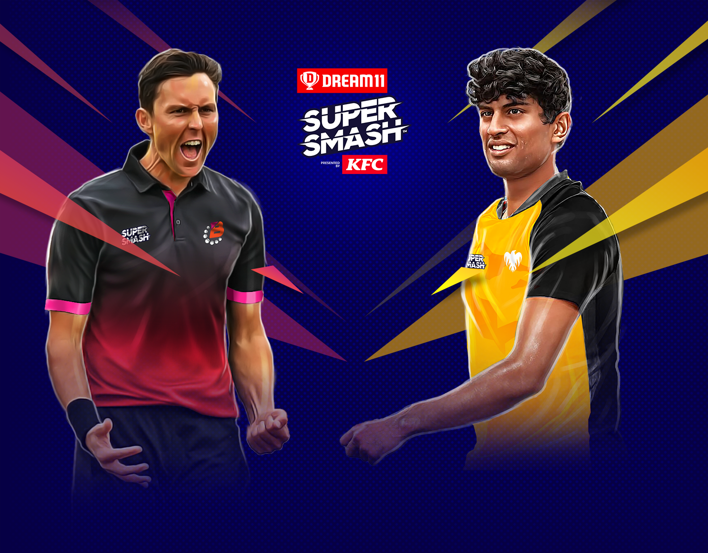 Match 11 of dream11 super smash, 2023-24: northern districts vs wellington firebirds banner