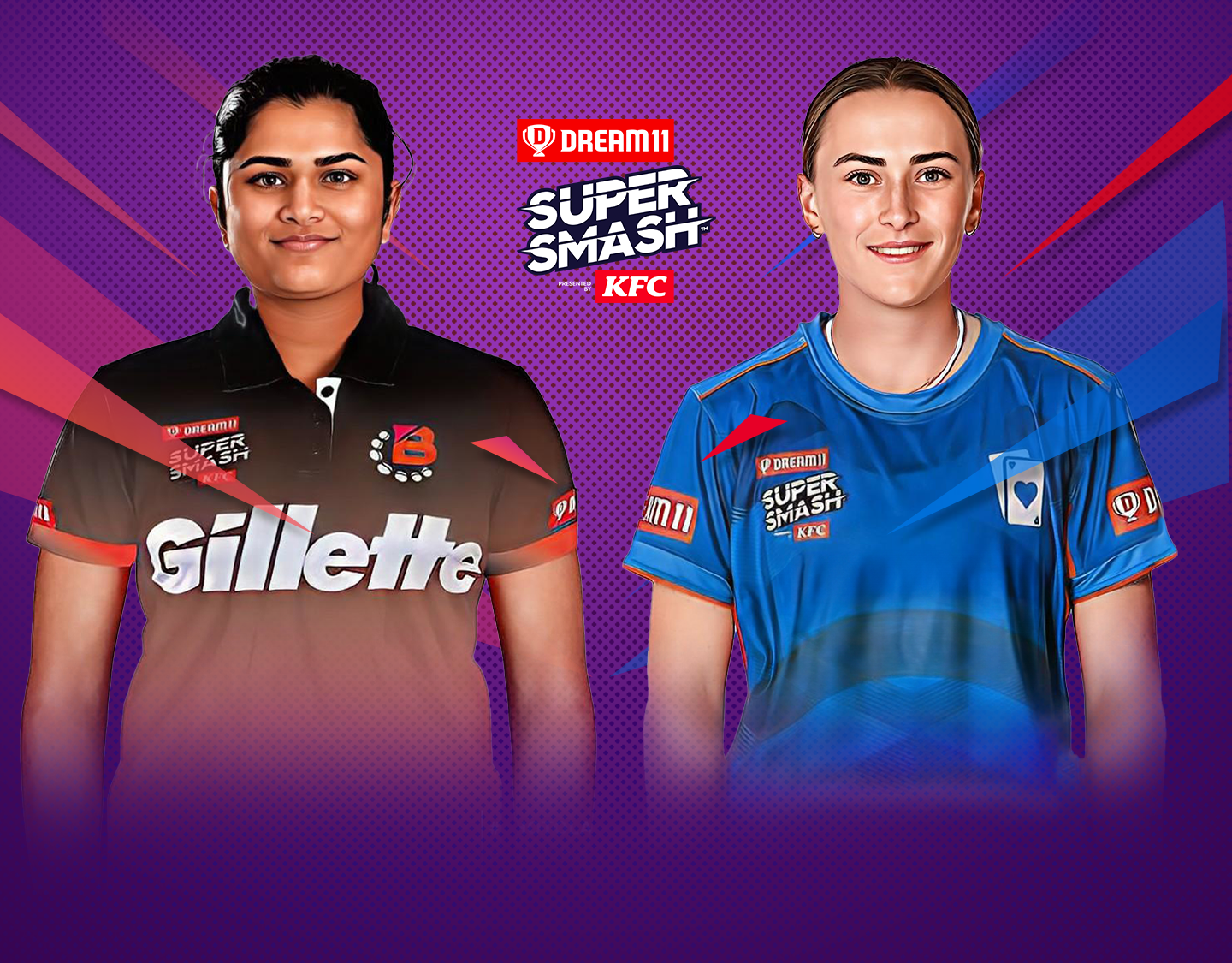 Match 21 of dream11 women's super smash, 2023-24: northern brave women vs auckland hearts banner