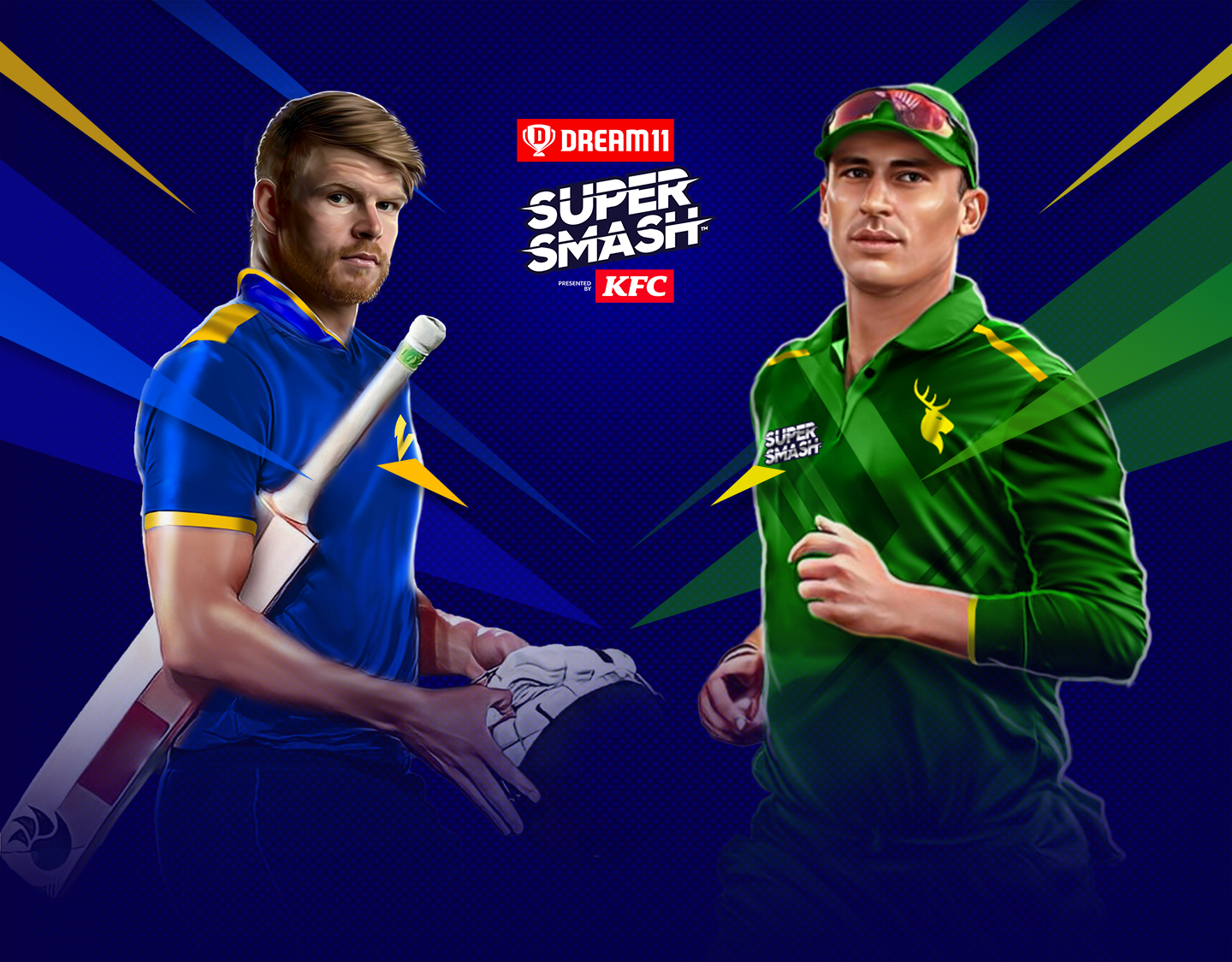 Match 27 of dream11 super smash, 2023-24: otago volts vs central stags banner