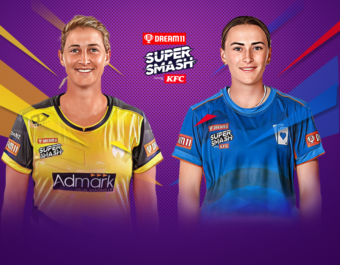 Match 4 of dream11 women's super smash, 2023-24: wellington blaze vs auckland hearts banner