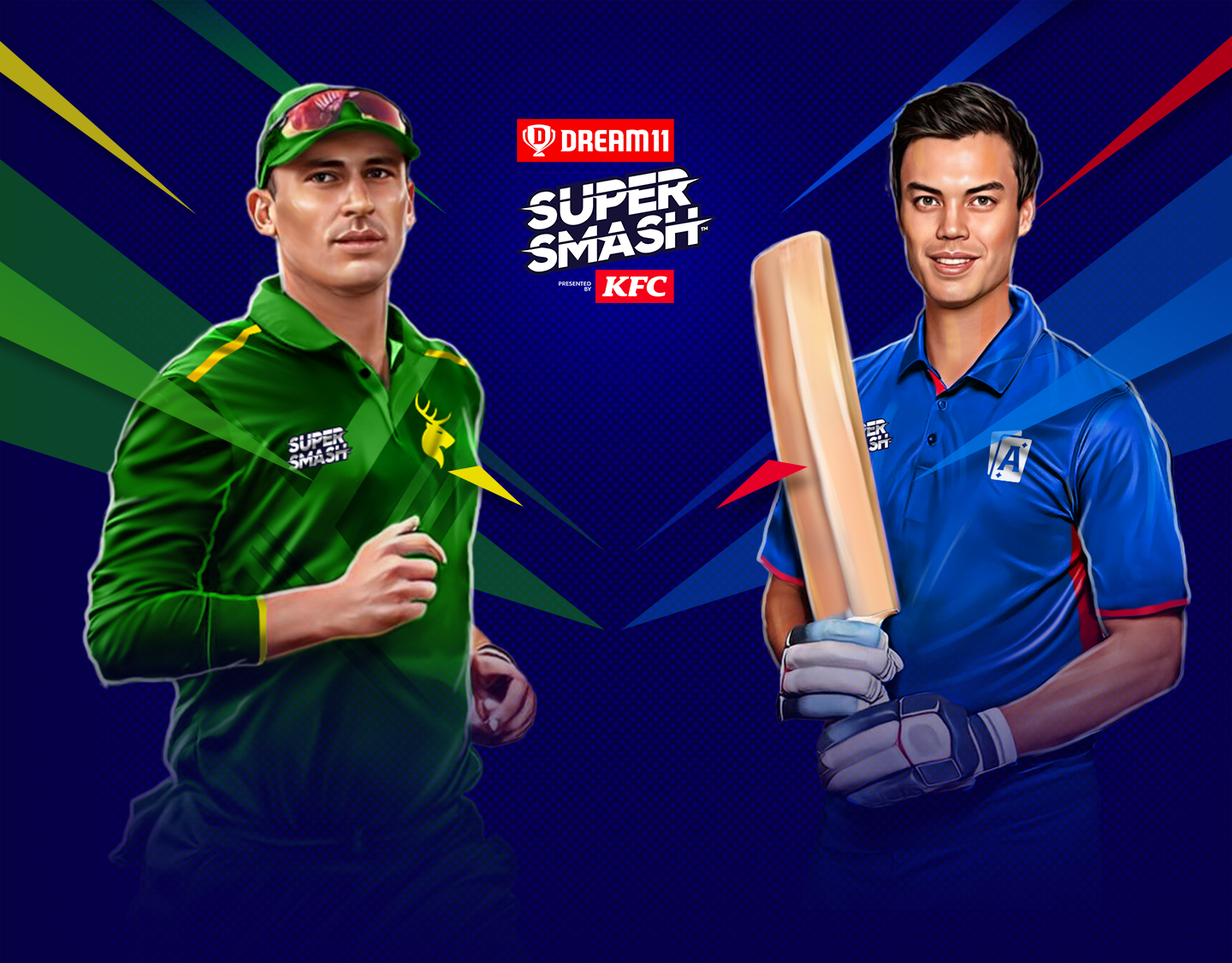 Match 8 of dream11 super smash, 2023-24: central stags vs auckland aces banner